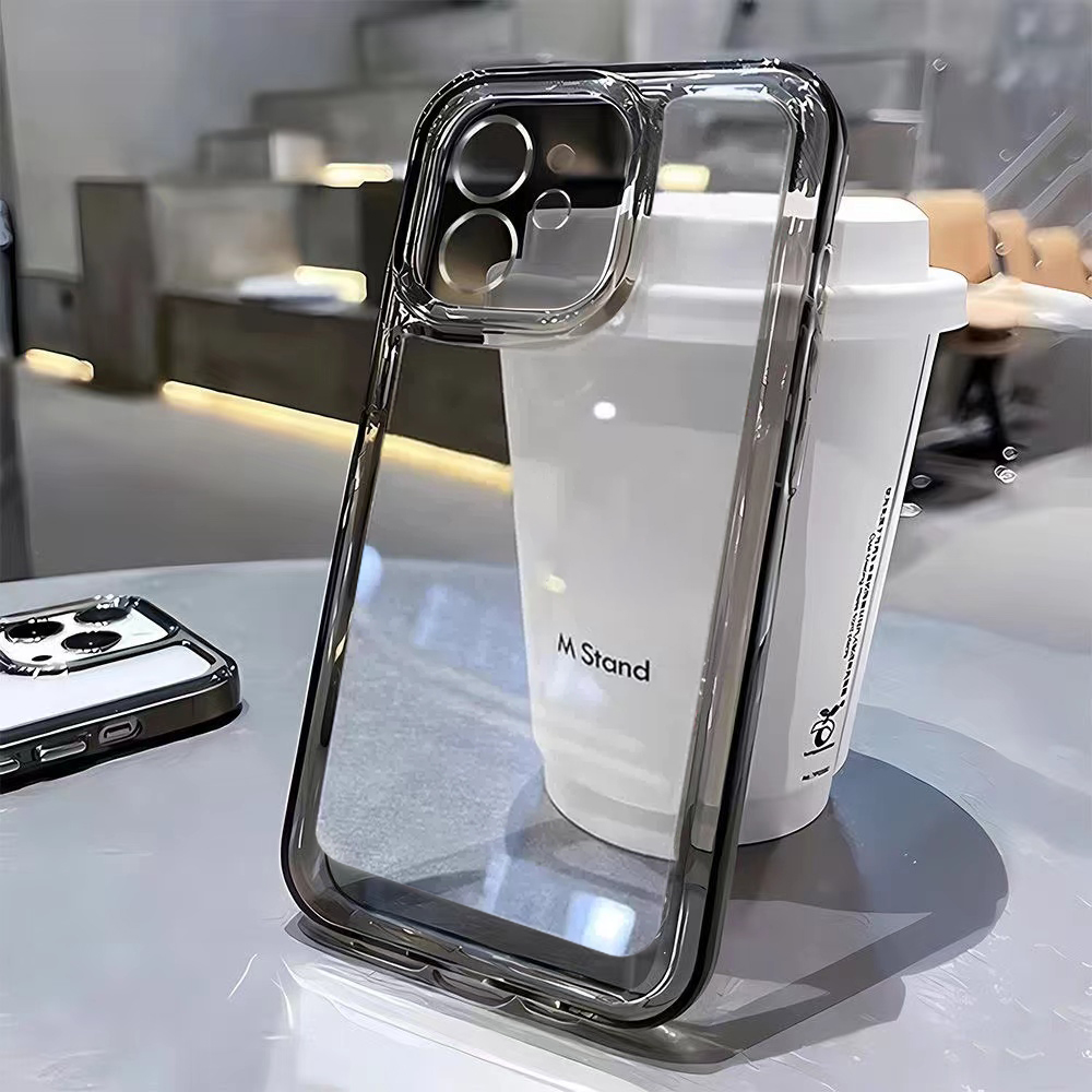 Coque de téléphone de luxe pou - Clear Shockproof Bumper Case avis et prix