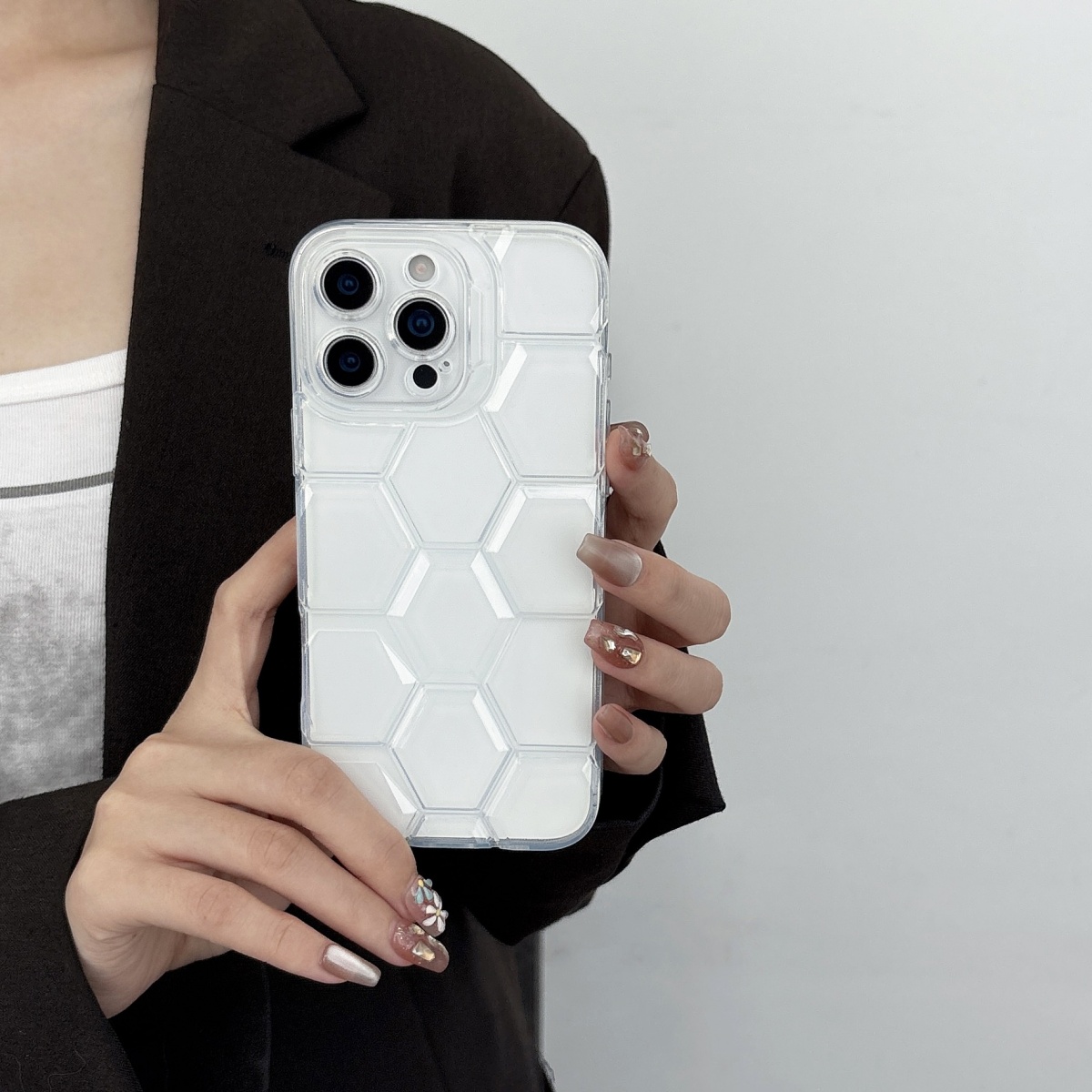 Coque de téléphone à motif de  - Clear Shockproof Bumper Case avis et prix