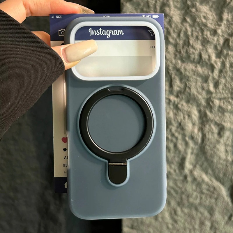 Coque en silicone liquide coul - Liquid Silicone Magnetic Phone Case avis et prix