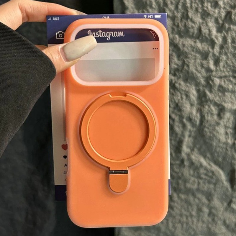 Coque en silicone liquide coul - Liquid Silicone Magnetic Phone Case avis et prix