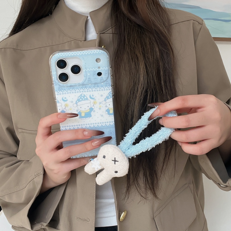 Coque de téléphone Miffy motif - Cute Cartoon Wrist Strap Silicone Case avis et prix