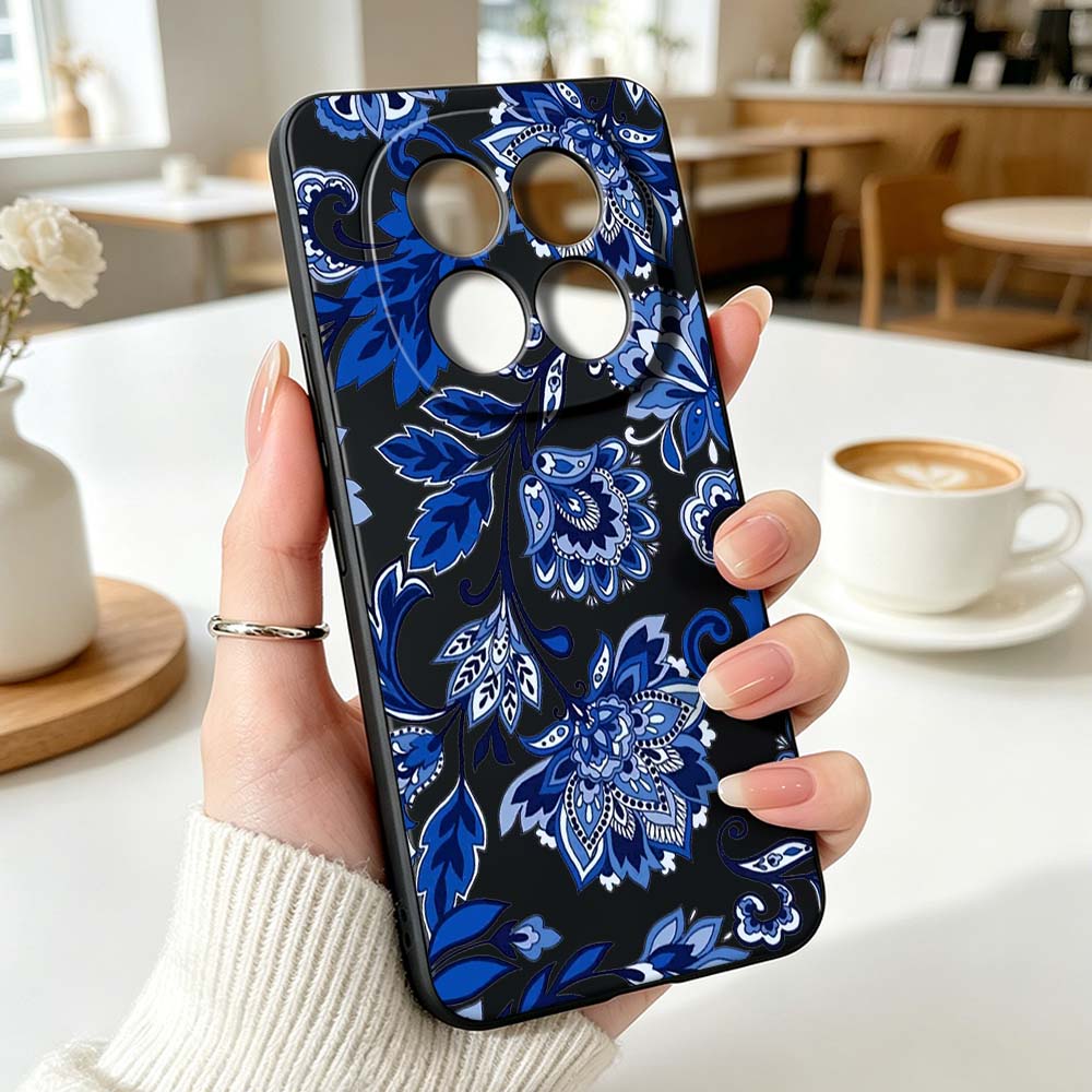 Coque de téléphone à motif Flo - Vintage Floral Pattern Soft Case avis et prix
