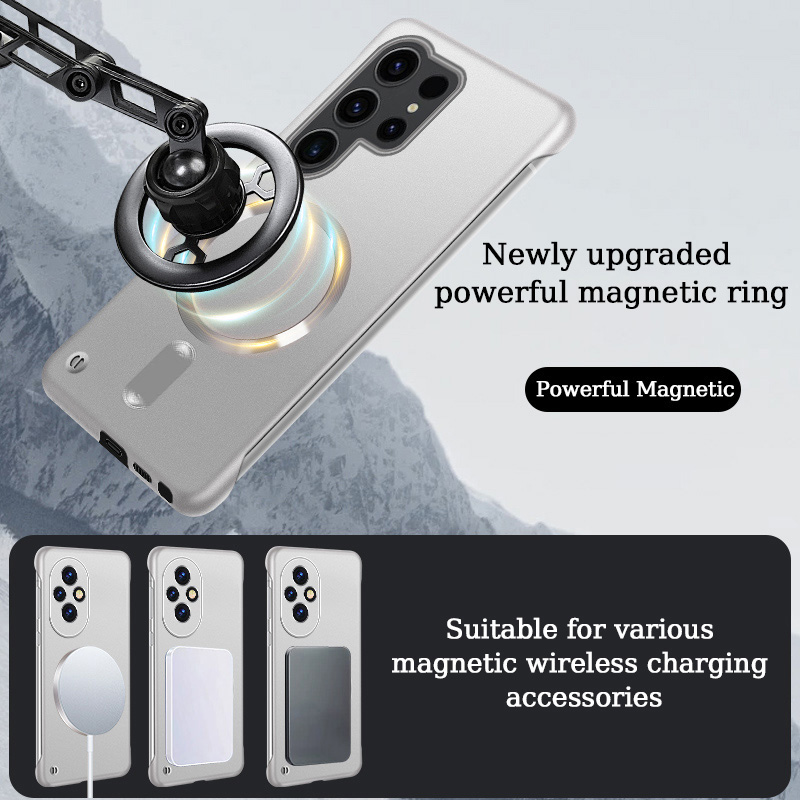 Coque de téléphone magnétique  - Ultra Thin Frameless Phone Cover avis et prix