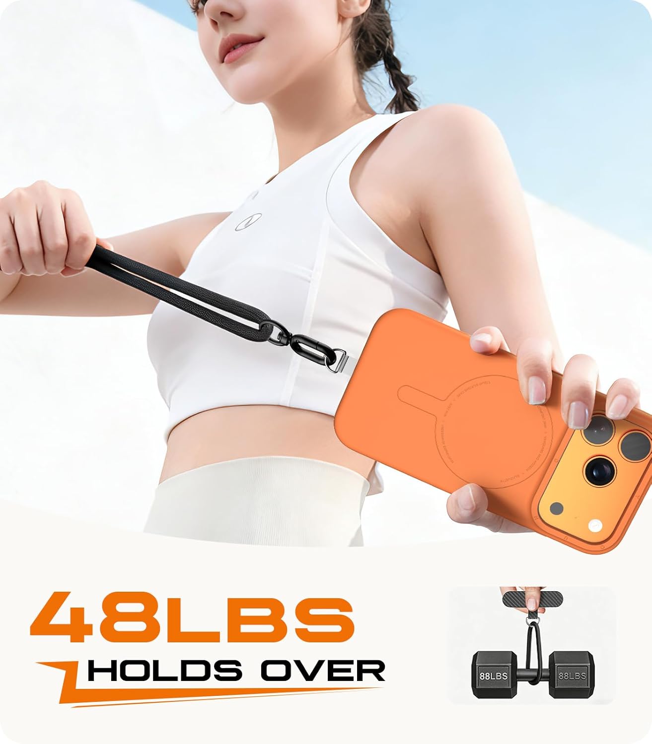 Cordon de téléphone portable à - Crossbody Lanyard Neck Strap Case avis et prix