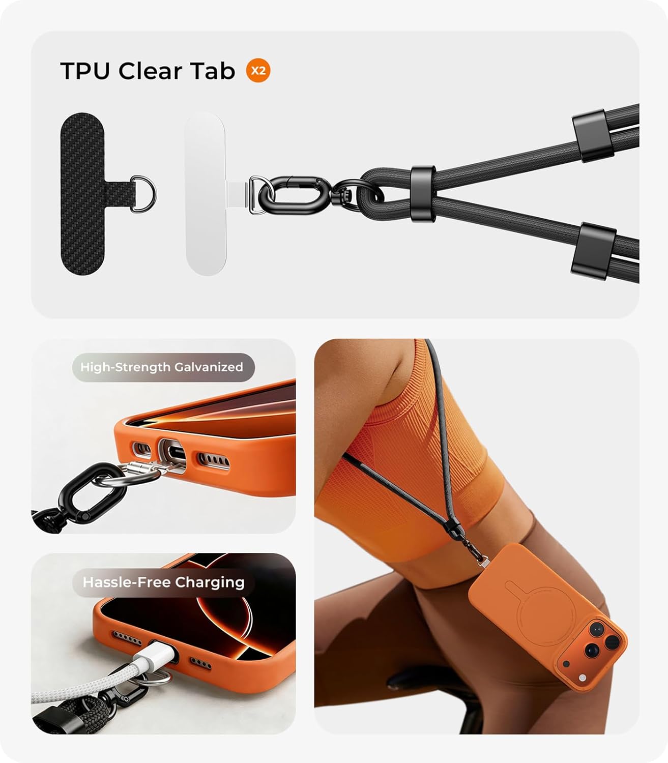 Cordon de téléphone portable à - Crossbody Lanyard Neck Strap Case avis et prix