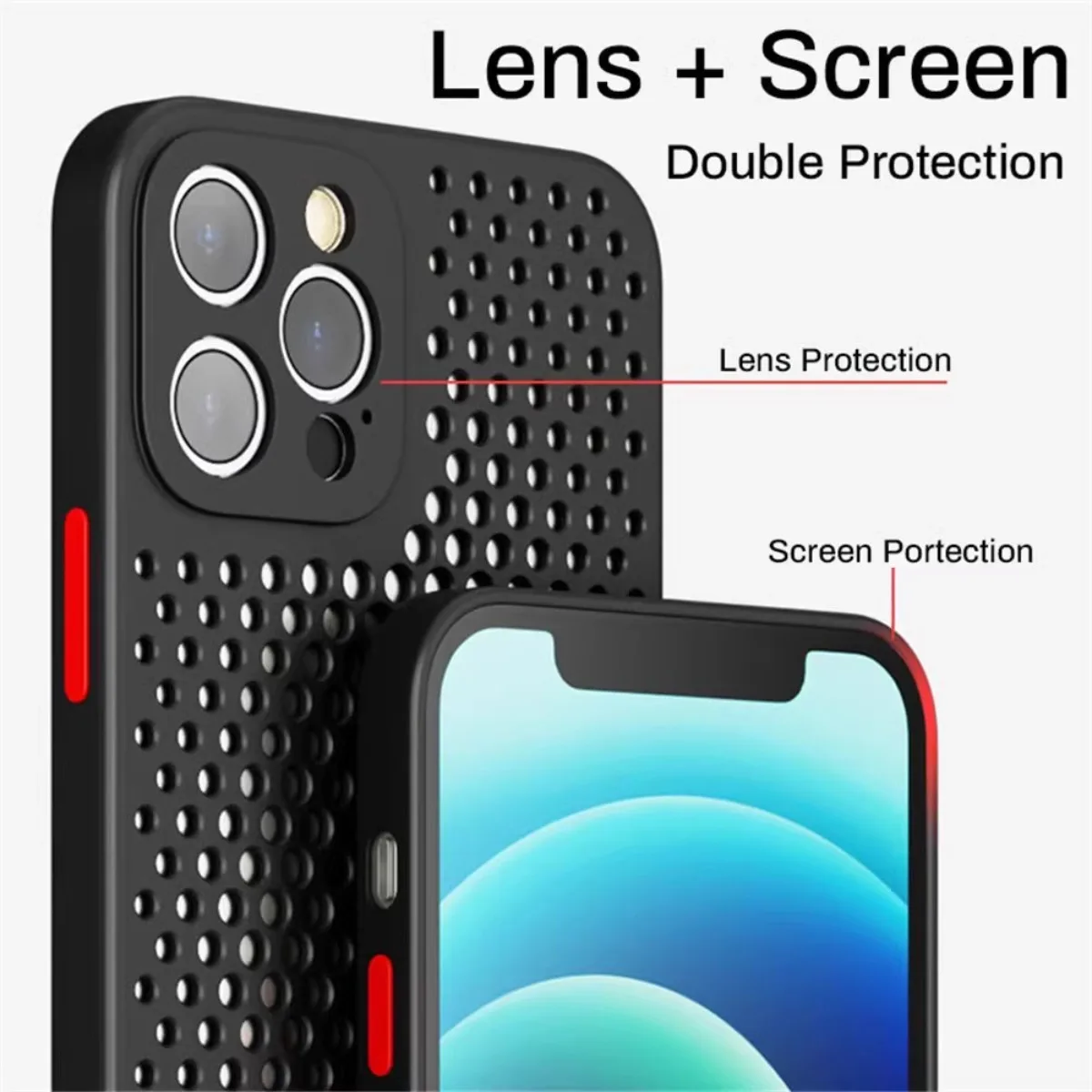 Coque de téléphone de refroidi - Heat Dissipation Mesh Breathable Case avis et prix